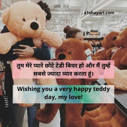 Happy Teddy Day Shayari In Hindi 
